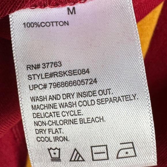 Rafaella Long Sleeve T-Shirt Gold Button Detail Medium Bundle of Two Red Orange - Picture 8 of 8